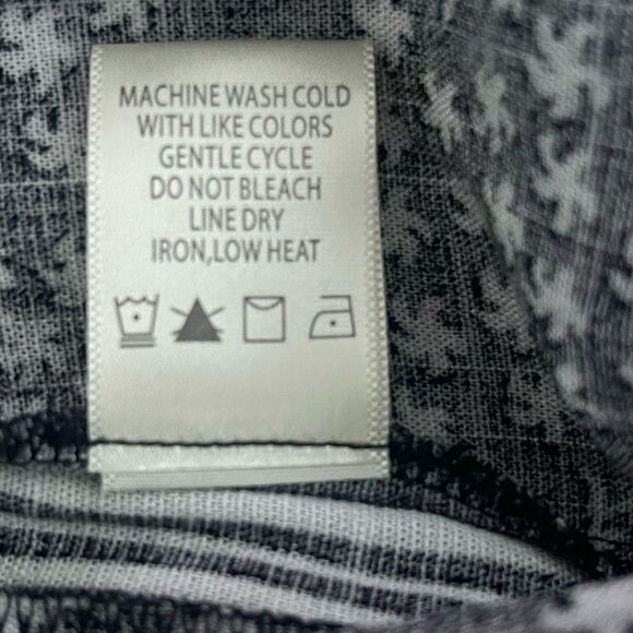 Max Studio Black and White Floral Kimono and  Pants - Picture 10 of 13